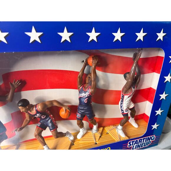 Vintage 1996 USA Basketball Starting Lineup – COMPLETE SEALED Two-Box Sets 1 & 2 - Picture 11 of 16
